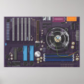 Computermoederbord Poster (Voorkant)
