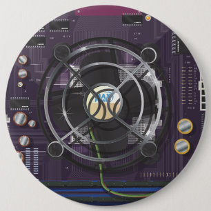 Computermoederbord Ronde Button 6,0 Cm