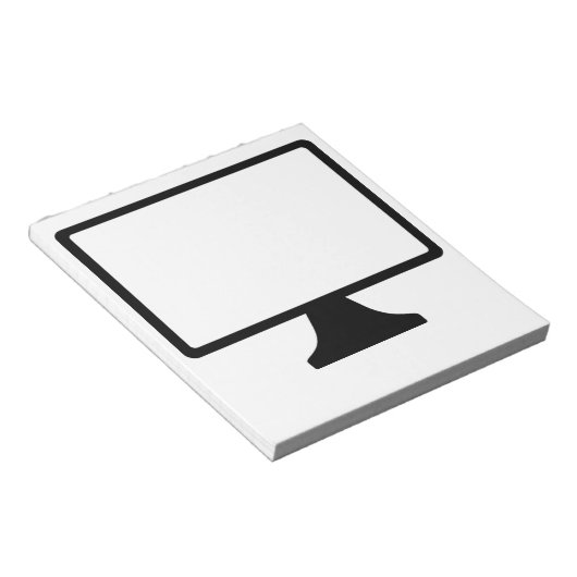 Computermonitor Notitieblok (Schuin)