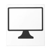 Computermonitor Notitieblok (Voorkant)