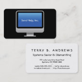 Computermonitor Visitekaartje (Voorkant / Achterkant)