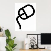 Computermuis Poster (Thuiskantoor)