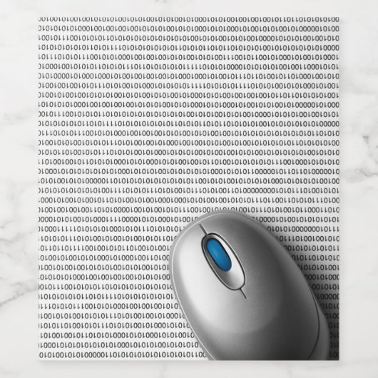 Computermuis Wijn Etiket (Enkel label)