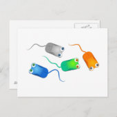 Computermuizen Briefkaart (Voorkant / Achterkant)