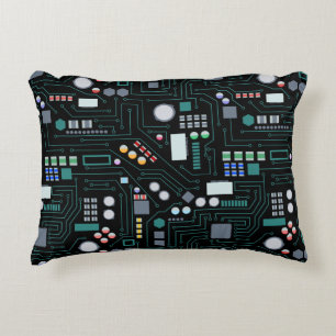Computerprintplaatpatroon Kantoor Decor Accent Kussen