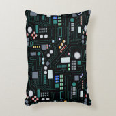 Computerprintplaatpatroon Kantoor Decor Accent Kussen (Voorkant(Verticaal))