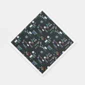 Computerprintplaatpatroon  servet (Hoek)