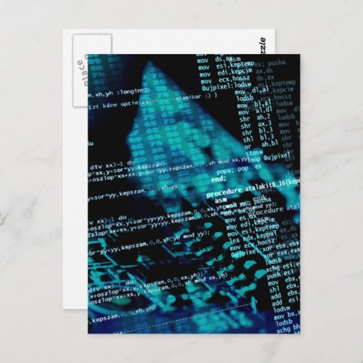 Computerprogrammering Briefkaart (Voorkant / Achterkant)