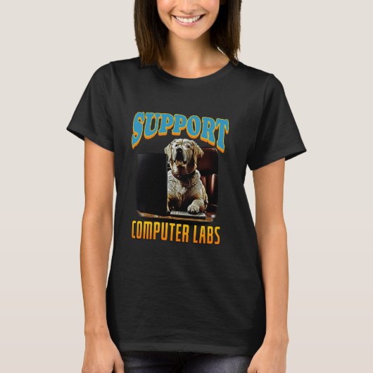 Computerprogrammering Labrador Retriever Software  T-shirt (Voorkant)