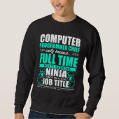 Computerprogrammeur Chief Multi Tasking Ninja Trui (Voorkant)
