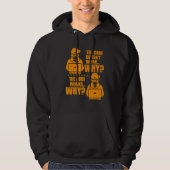 Computerprogrammeur de Code werkt waarom muren Hoodie (Voorkant)