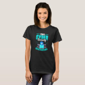 Computerprogrammeur die cyberbeveiliging programme t-shirt (Voorkant volledig)
