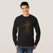 Computerprogrammeur en computergamer Geek Nerd Cpu T-shirt (Voorkant volledig)