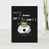 Computerprogrammeur en -ontwikkelaar kaart (Voorkant)