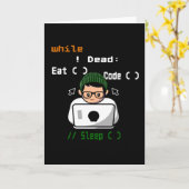 Computerprogrammeur en -ontwikkelaar kaart (Gele Bloem)