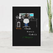 Computerprogrammeur en -ontwikkelaar kaart (Voorkant)