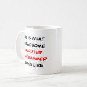 computerprogrammeur, geweldige koffiemok (Voorkant links)