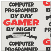 Computerprogrammeur houdt van het spelen van video stof (Close Up)