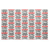 Computerprogrammeur houdt van het spelen van video stof (Fat Quarter)