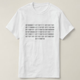 Computerprogrammeur in Binaire Code T-shirt