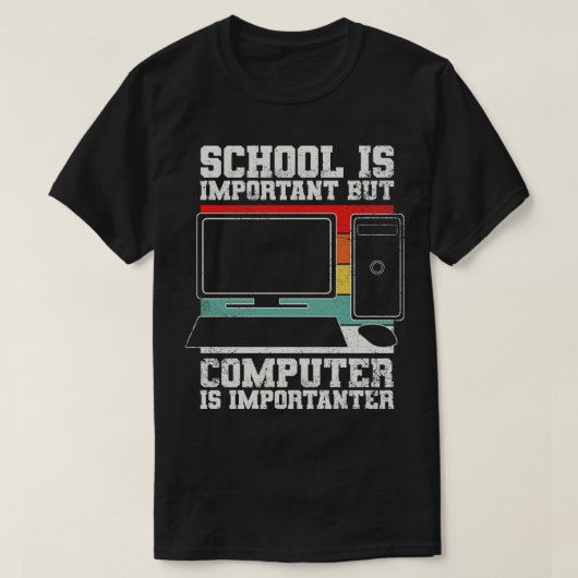 Computerprogrammeur Informatica T-shirt (Design voorkant)