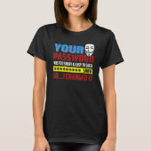 Computerprogrammeur Nerd Computer Hacken Hacker M T-shirt (Voorkant)