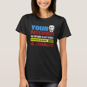 Computerprogrammeur Nerd Computer Hacken Hacker M T-shirt