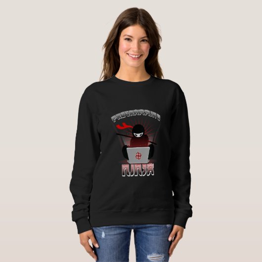 Computerprogrammeur Programmeer Ninja Codeersoftw Trui (Voorkant volledig)