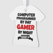 Computerprogrammeur van Day Gamer by Night Ornament (voorkant)
