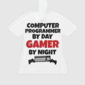 Computerprogrammeur van Day Gamer by Night Ornament (voorkant)