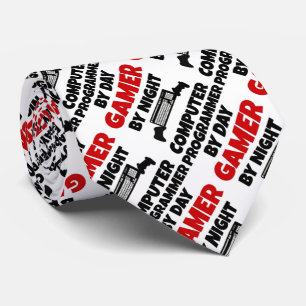 Computerprogrammeur van Day Gamer by Night Stropdas