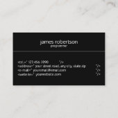 Computerprogrammeur Visitekaartje (Achterkant)