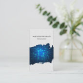 Computerprogrammeur voor elektronische schakelinge visitekaartje (Staand voorkant)