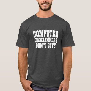 Computerprogrammeurs schrijven niet t-shirt