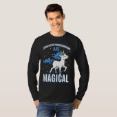 Computerprogrammeurs zijn Magische Unicorn Coder P T-shirt (Voorkant volledig)