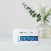 Computerreparatie Geripte papieren elektronische c Visitekaartje (Staand voorkant)