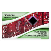 Computerreparatie Magnetisch Visitekaartje (Voorkant)