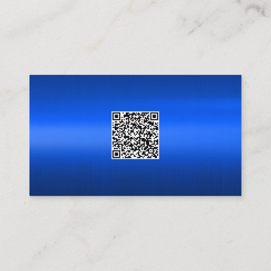 Computerreparatie Service Professionele QR-code Visitekaartje (Achterkant)