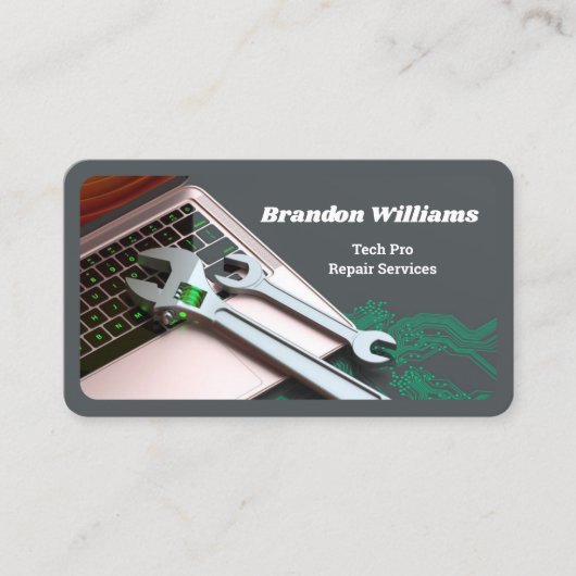 Computerreparatie Visitekaartje (Voorkant)