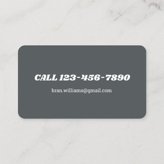 Computerreparatie Visitekaartje (Achterkant)