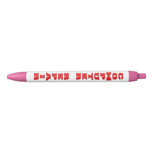Computerreparatie Zwarte Inkt Pen (Voorkant)