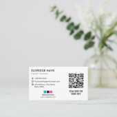 computerreparatiebedrijf | Sparepart White Visitekaartje (Staand voorkant)