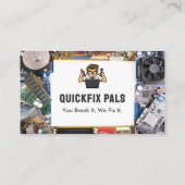 computerreparatiebedrijf | Sparepart White Visitekaartje (Achterkant)