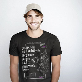 Computers Bikini's Grappige Tech Quote Patent Teke T-shirt