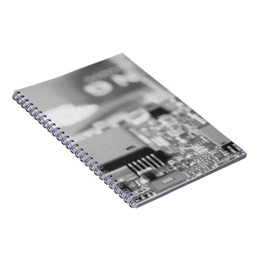 Computer's chip camouflage notitieboek (Rechterzijde)