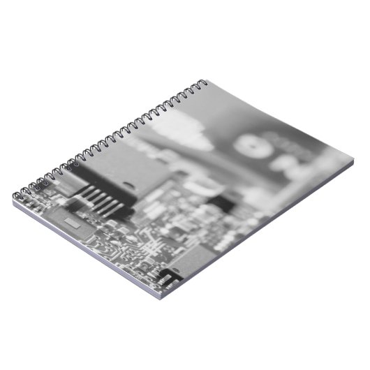 Computer's chip camouflage notitieboek (Linkerzijde)