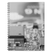Computer's chip camouflage notitieboek (Voorkant)