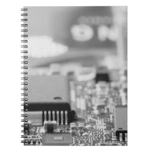 Computer's chip camouflage notitieboek (Voorkant)