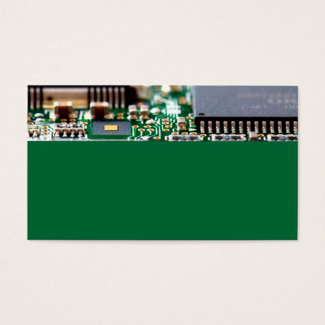 Computer's chip camouflage visitekaartjes (Voorkant)