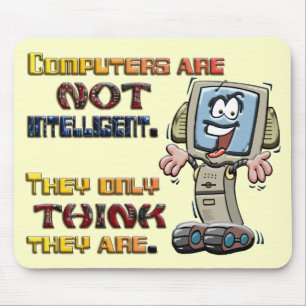 Computers denken alleen dat ze intelligent zijn muismat